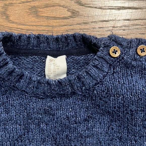 H&M Bear Sweater 12-18 months EUC - Picture 4 of 5
